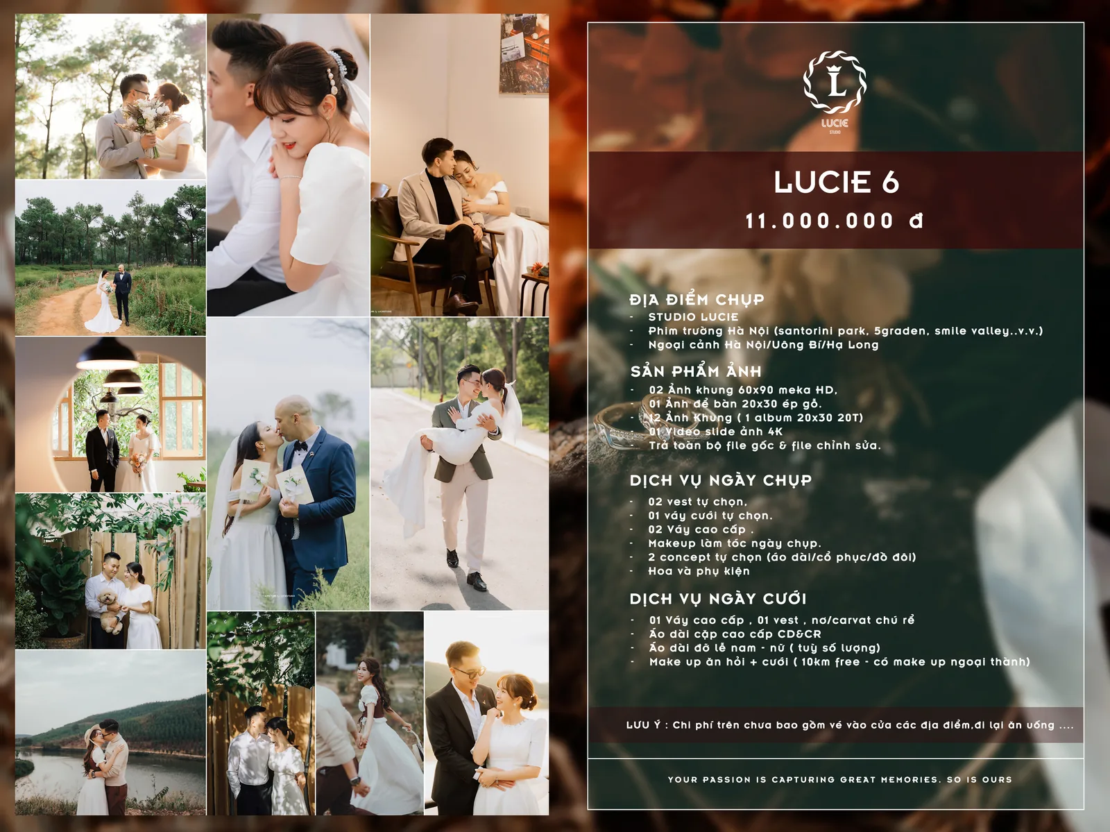 Gói Chụp Lucie 6 - Phim Trường 5 Garden